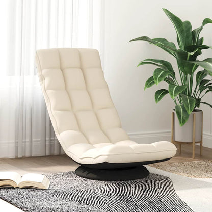 Bodenstuhl Drehbar Leinen 70x51x79 cm