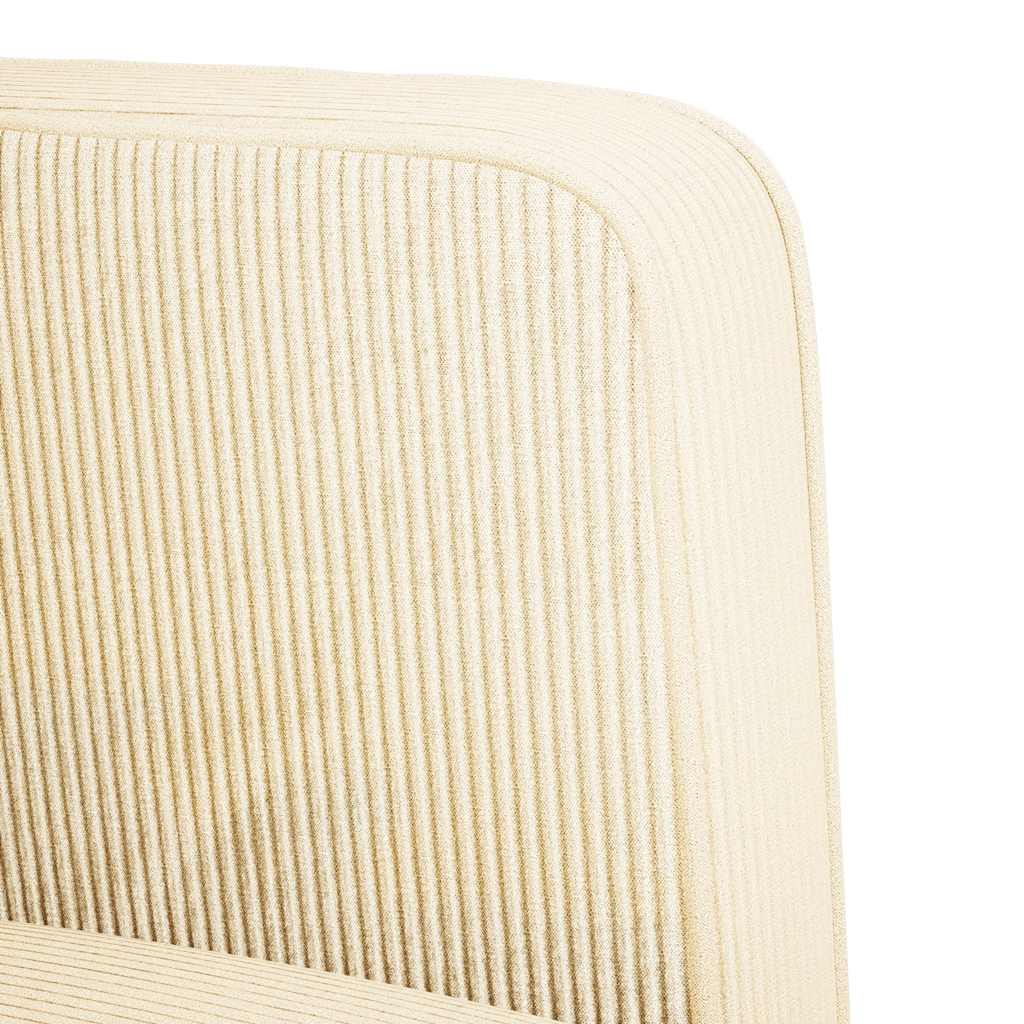 vidaXL Sessel mit Armlehnen Creme 54 cm Cordstoff