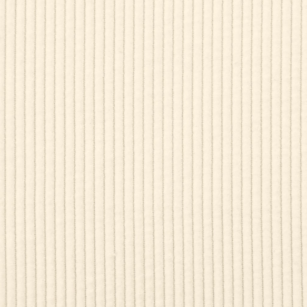 vidaXL Sessel mit Armlehnen Creme 54 cm Cordstoff