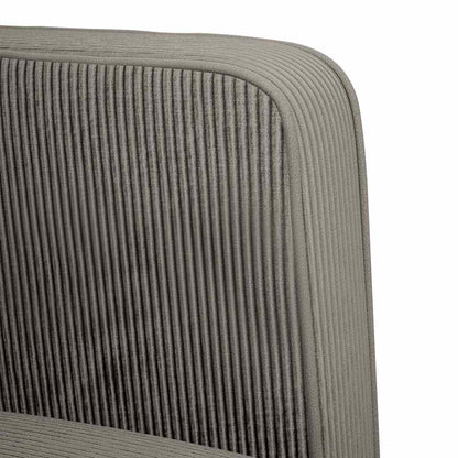 vidaXL Zweisitzer-Sofa Hellgrau 109 cm Cordstoff