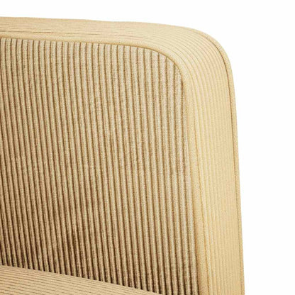 vidaXL Zweisitzer-Sofa Graugrün 109 cm Cordstoff