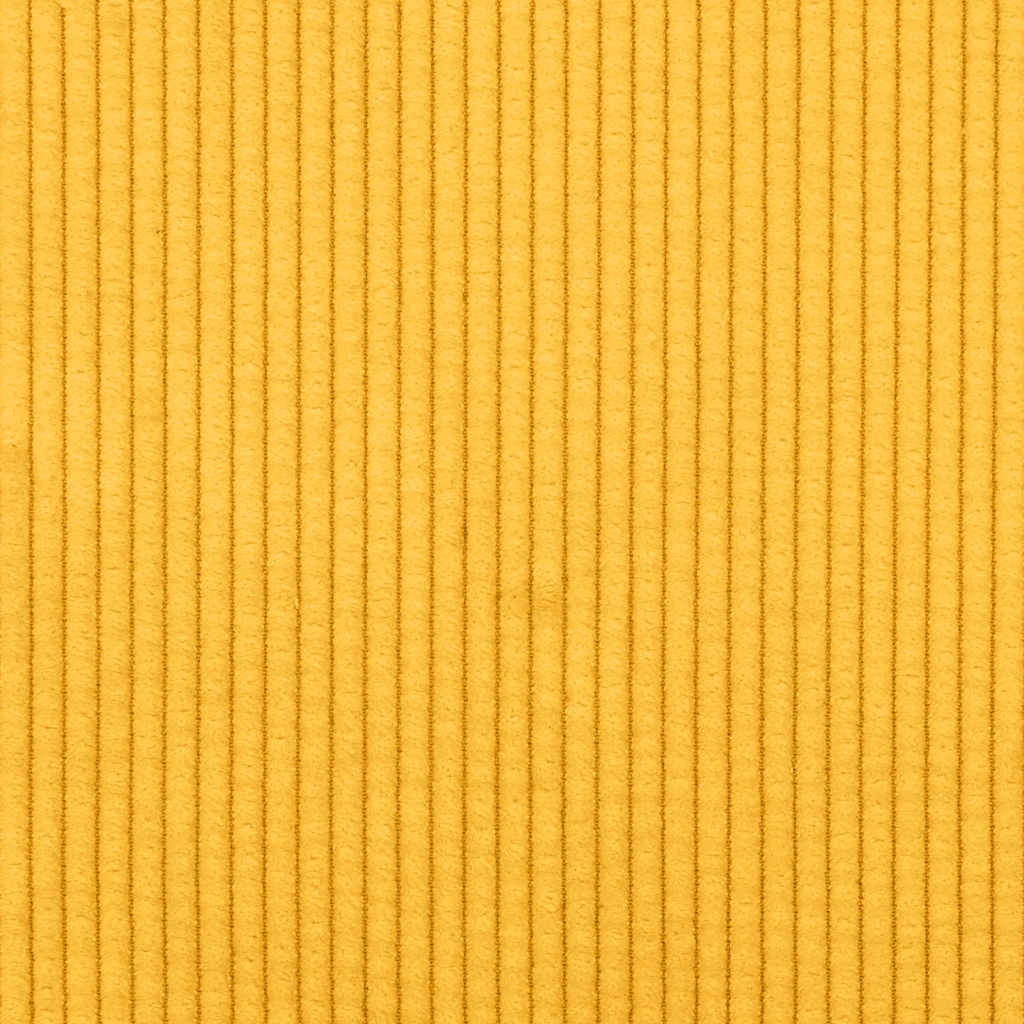 vidaXL Zweisitzer-Sofa Hellgelb 109 cm Cordstoff