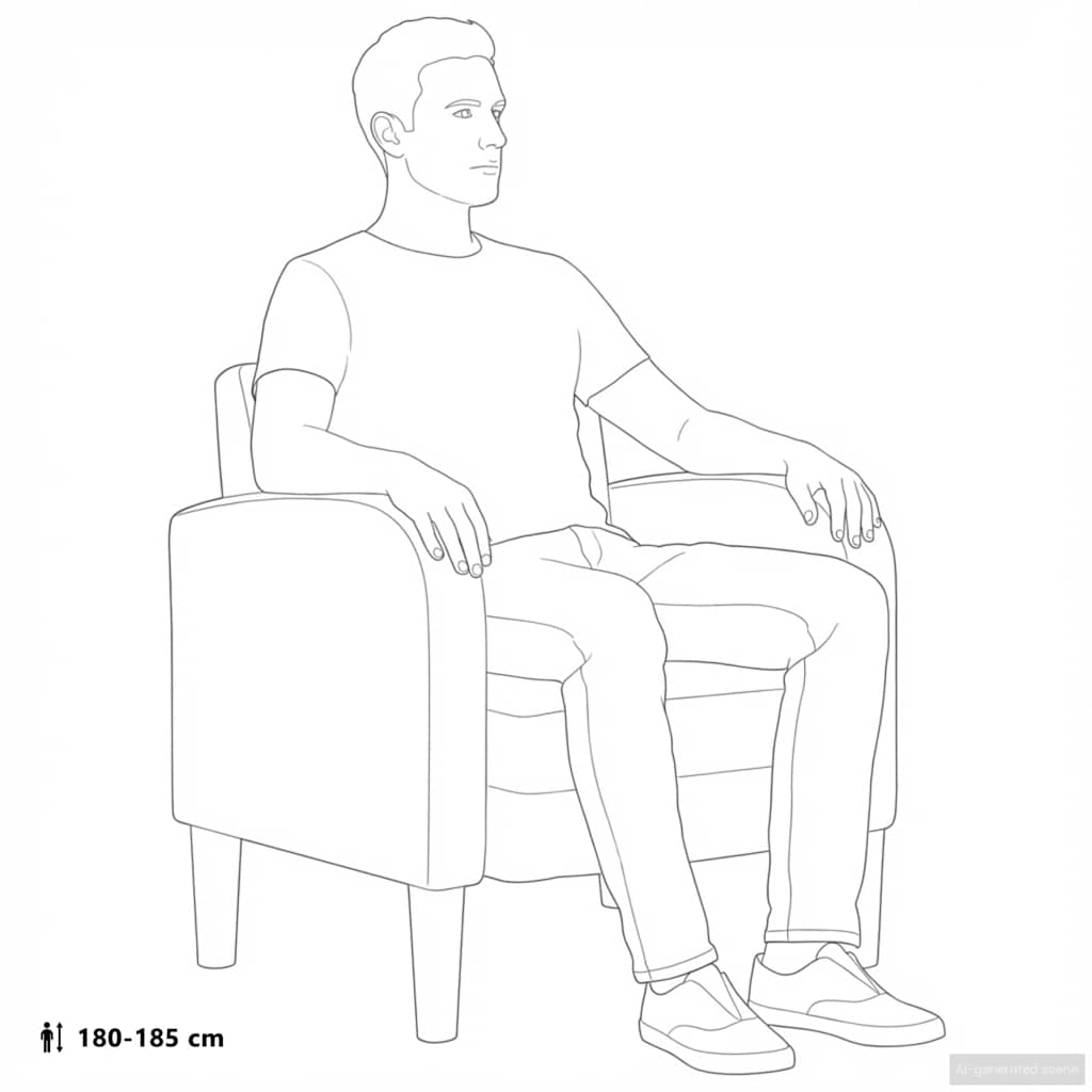 vidaXL Sessel mit Armlehnen Grau 54 cm Kunstleder