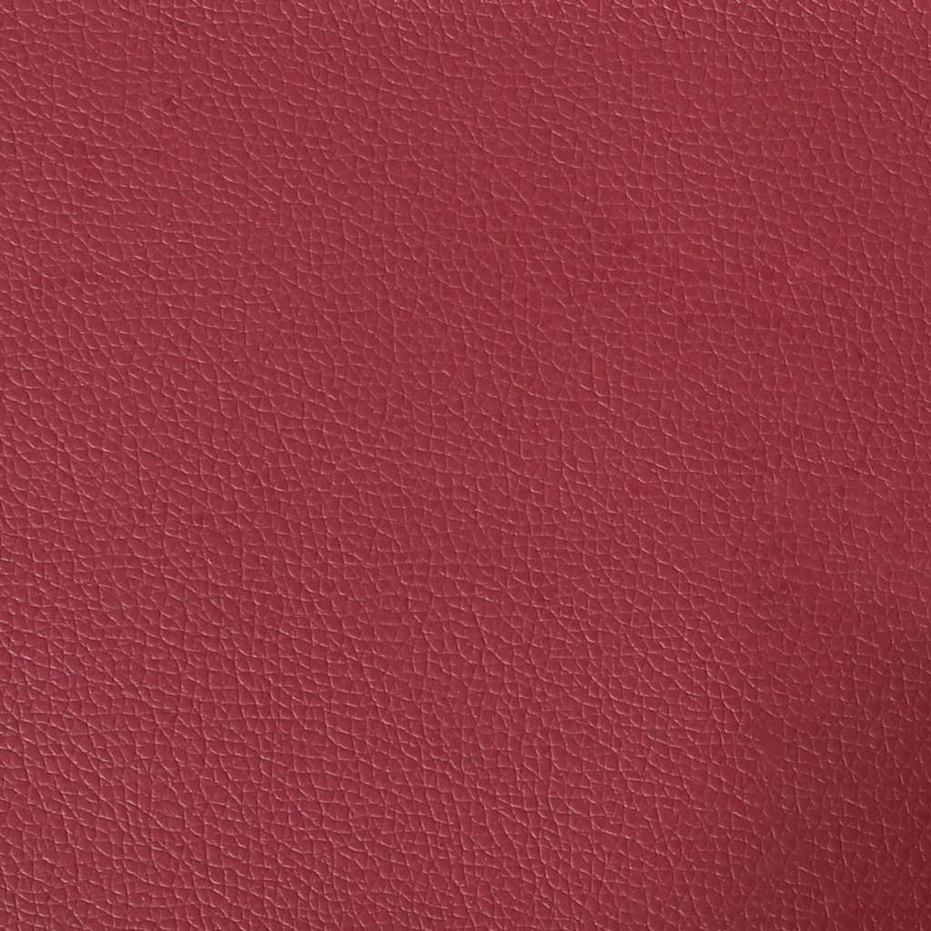 vidaXL Zweisitzer-Sofa Weinrot 110 cm Kunstleder