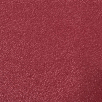 vidaXL Zweisitzer-Sofa Weinrot 110 cm Kunstleder