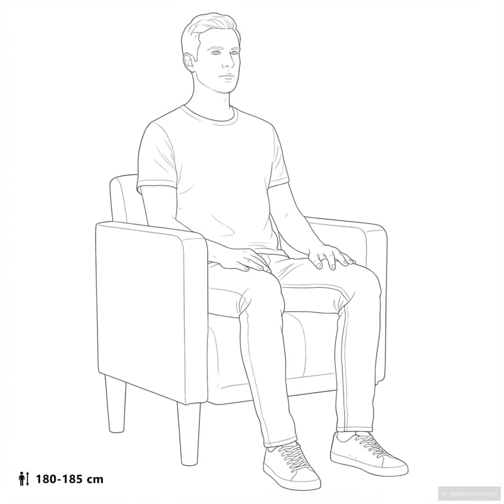 Sessel mit Armlehnen Dunkelgrün 53 cm Stoff