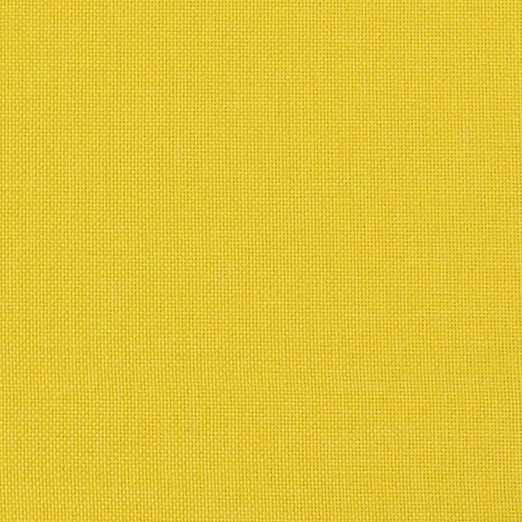 Sessel mit Armlehnen Hellgelb 53 cm Stoff