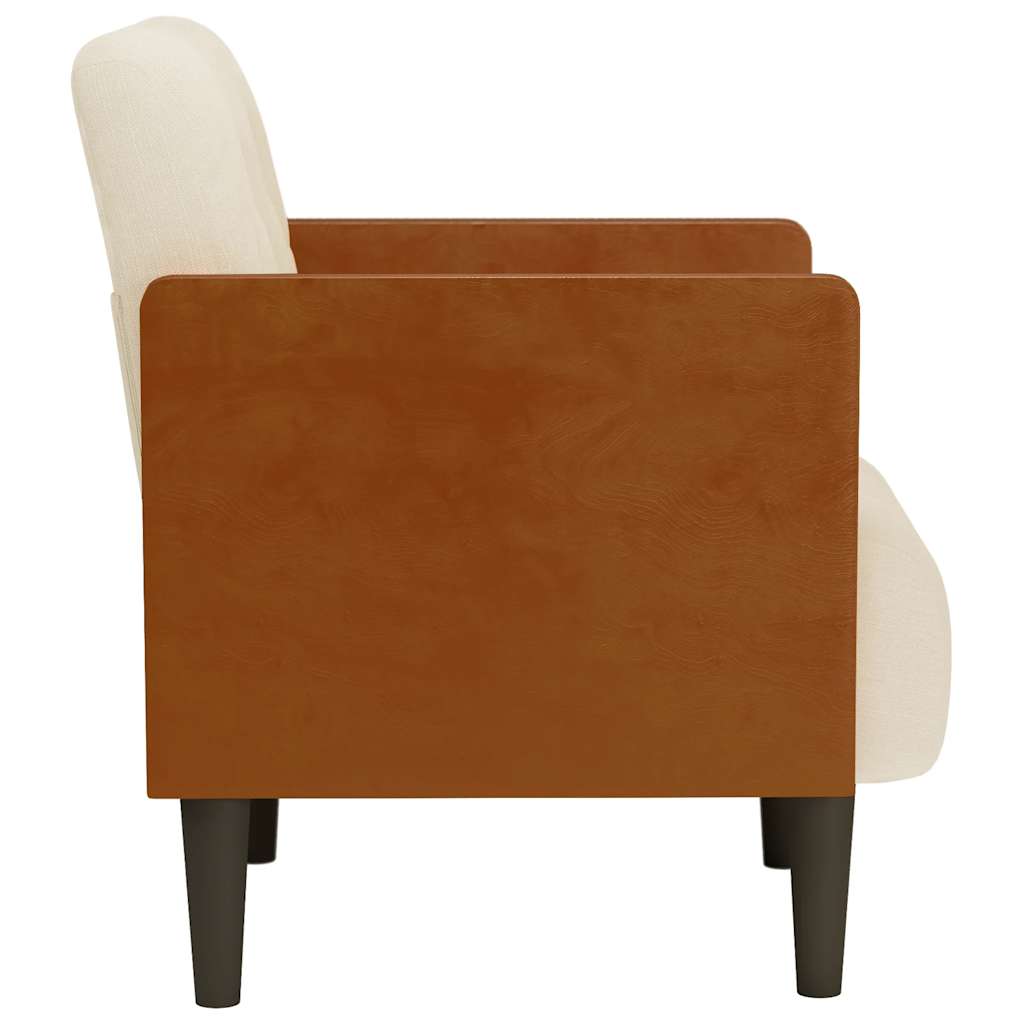 vidaXL Sessel mit Armlehnen 55 cm Leinen
