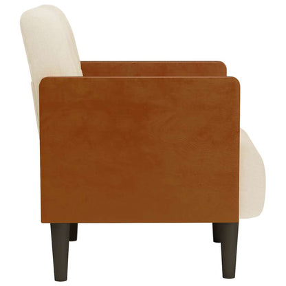 vidaXL Sessel mit Armlehnen 55 cm Leinen