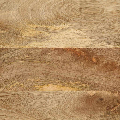 vidaXL Nachttische 2 Stk. Schwarz 40x33,5x46 cm Raues Mangoholz