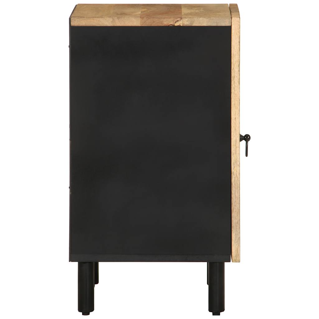 vidaXL Badschrank 38x33,5x58 cm Massivholz Mango