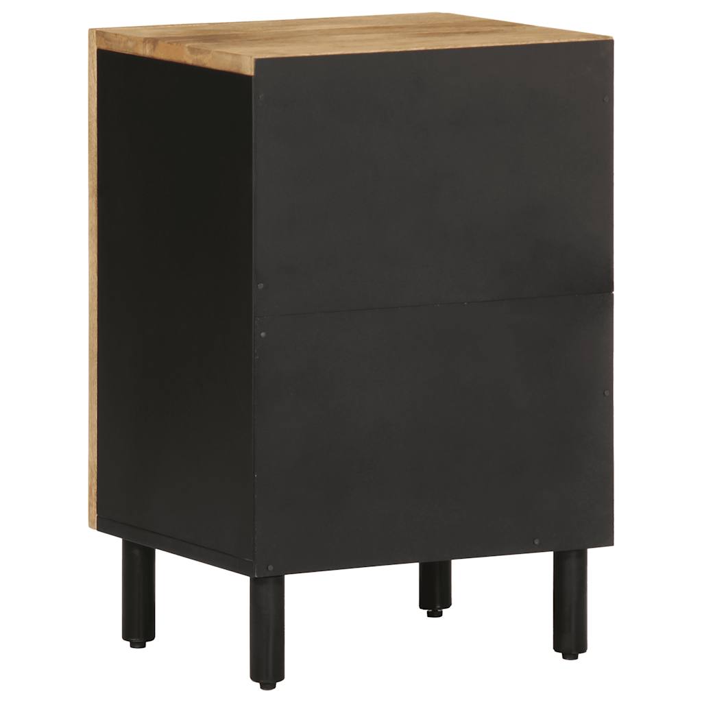 vidaXL Badschrank 38x33,5x58 cm Massivholz Mango