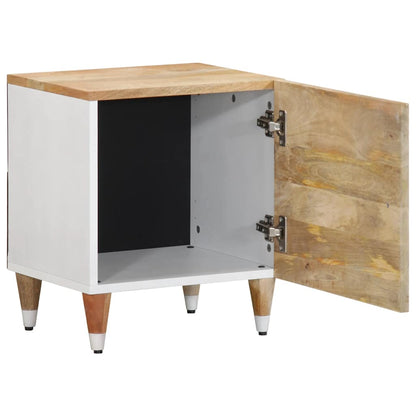 vidaXL Nachttische 2 Stk. 40x33,5x46 cm Massivholz Mango