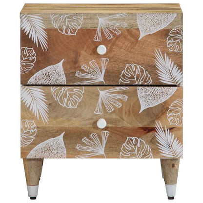 vidaXL Nachttisch 40x33,5x46 cm Massivholz Mango