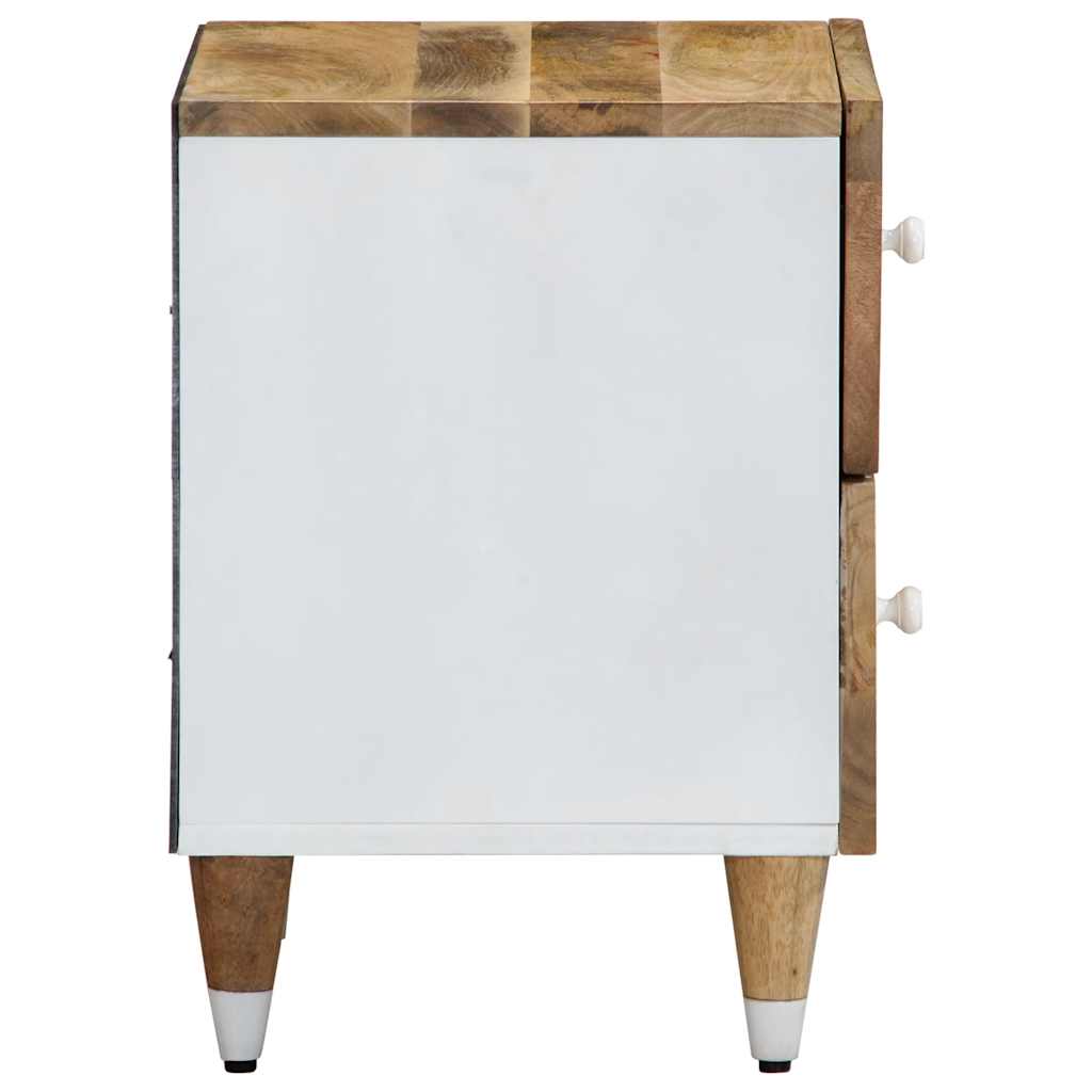 vidaXL Nachttisch 40x33,5x46 cm Massivholz Mango