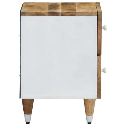 vidaXL Nachttisch 40x33,5x46 cm Massivholz Mango