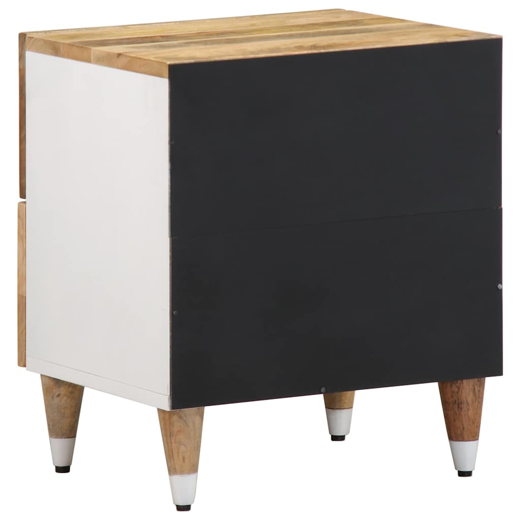 vidaXL Nachttisch 40x33,5x46 cm Massivholz Mango