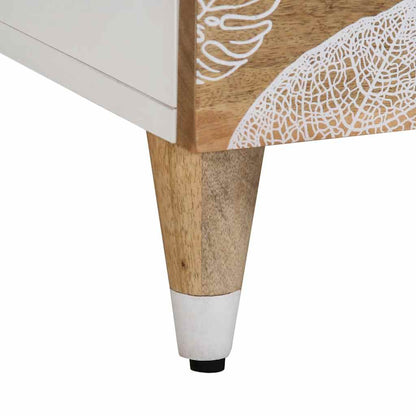 vidaXL Nachttisch 40x33,5x46 cm Massivholz Mango