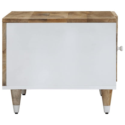 vidaXL Couchtisch 80x50x40 cm Massivholz Mango