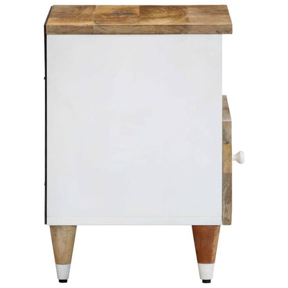 vidaXL Nachttisch 40x33x46 cm Massivholz Mango