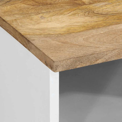 vidaXL Nachttisch 40x33x46 cm Massivholz Mango