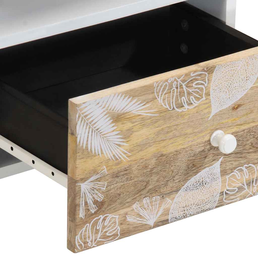 vidaXL Nachttisch 40x33x46 cm Massivholz Mango