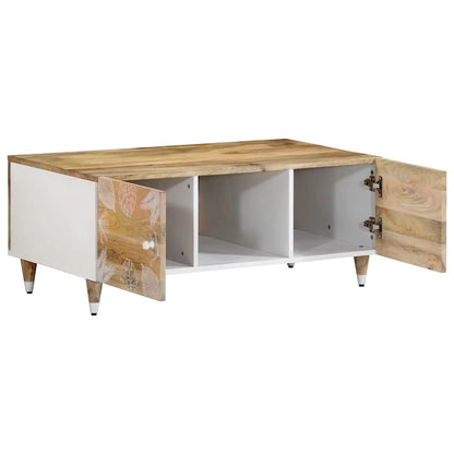 vidaXL Couchtisch 100x54x40 cm Massivholz Mango