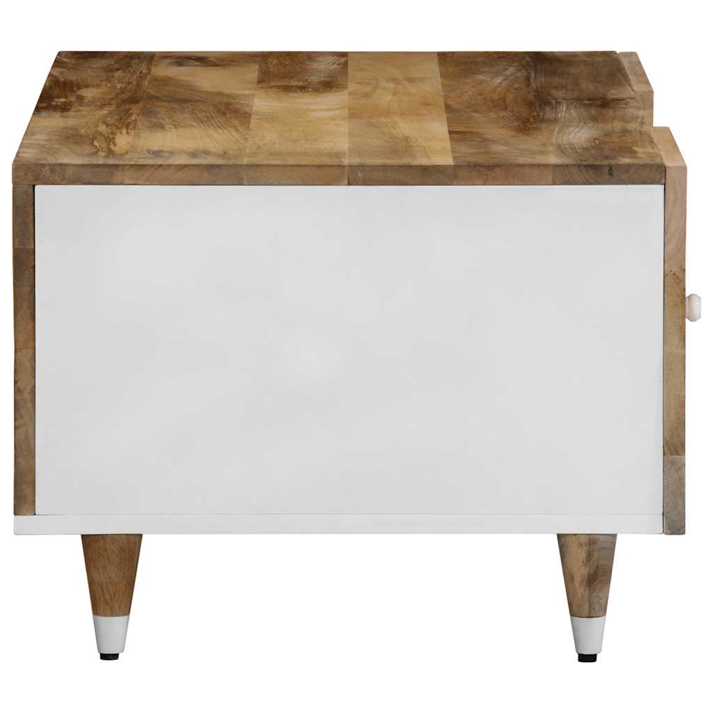 vidaXL Couchtisch 100x54x40 cm Massivholz Mango