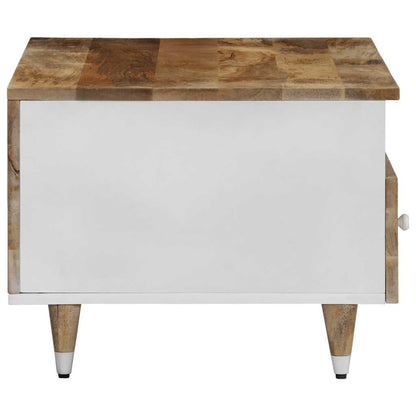 vidaXL Couchtisch 80x54x40 cm Massivholz Mango