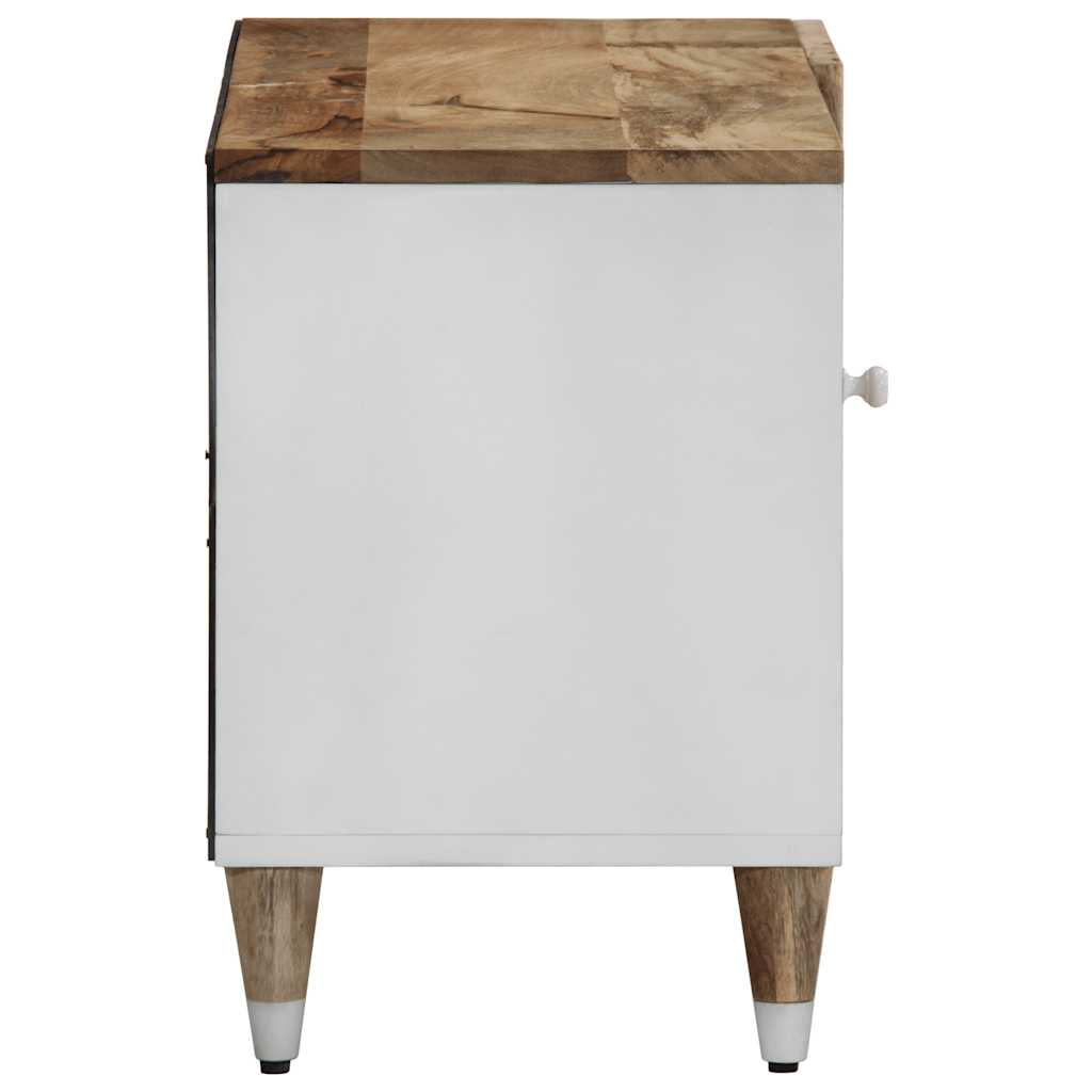 vidaXL TV-Schrank 80x31,5x46 cm Massivholz Mango