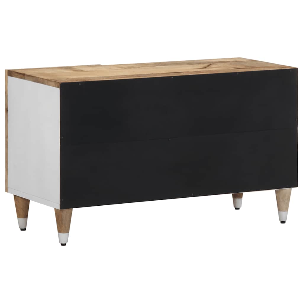 vidaXL TV-Schrank 80x31,5x46 cm Massivholz Mango