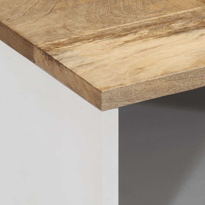 vidaXL TV-Schrank 80x31,5x46 cm Massivholz Mango