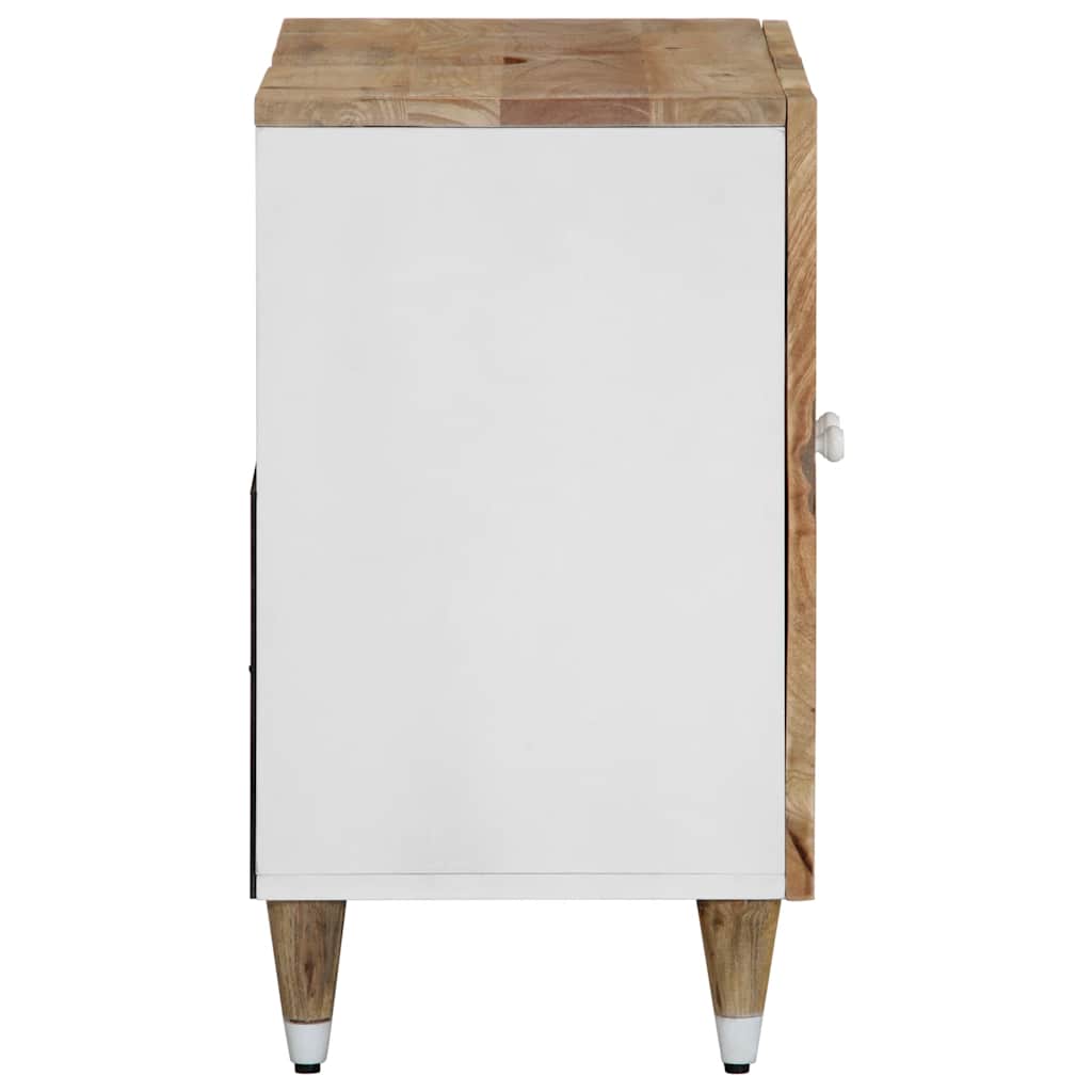 vidaXL Waschbeckenunterschrank 62x33x58 cm Massivholz Mango