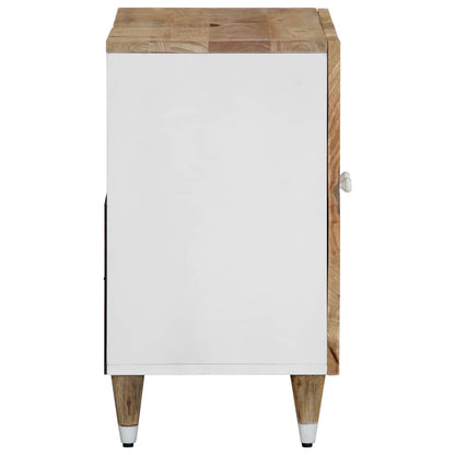 vidaXL Waschbeckenunterschrank 62x33x58 cm Massivholz Mango