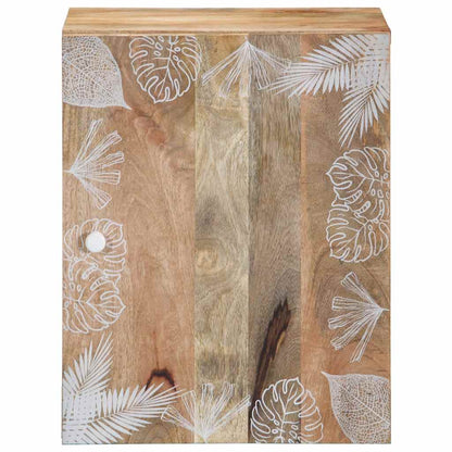 vidaXL Bad-Hängeschrank 38x33,5x48 cm Massivholz Mango