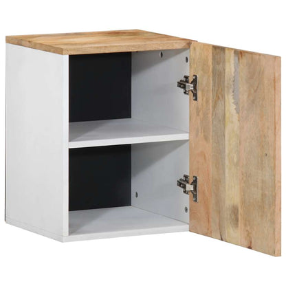 vidaXL Bad-Hängeschrank 38x33,5x48 cm Massivholz Mango