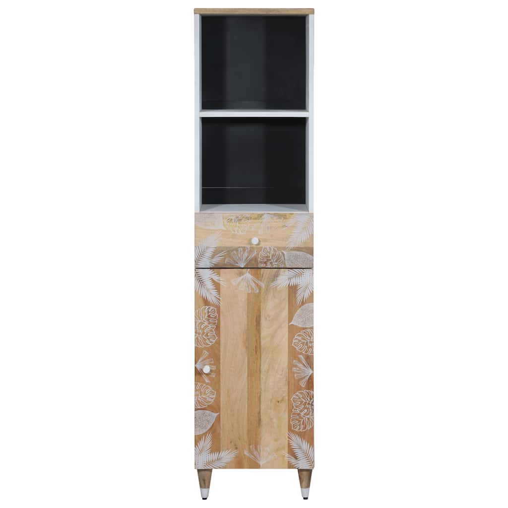 vidaXL Badschrank 38x33,5x160 cm Massivholz Mango