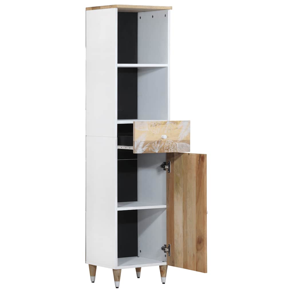 vidaXL Badschrank 38x33,5x160 cm Massivholz Mango