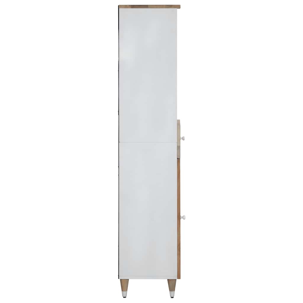 vidaXL Badschrank 38x33,5x160 cm Massivholz Mango