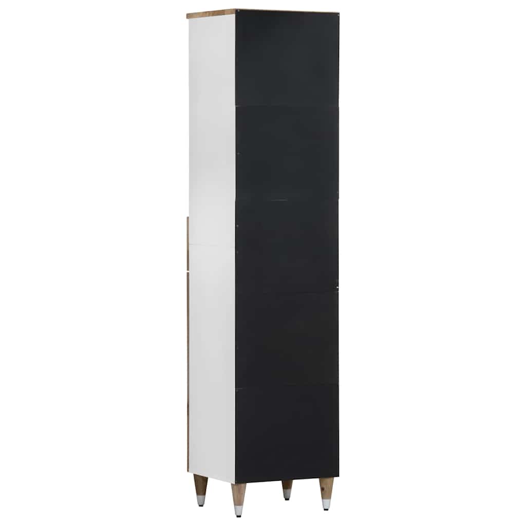 vidaXL Badschrank 38x33,5x160 cm Massivholz Mango