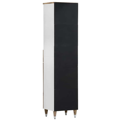 vidaXL Badschrank 38x33,5x160 cm Massivholz Mango