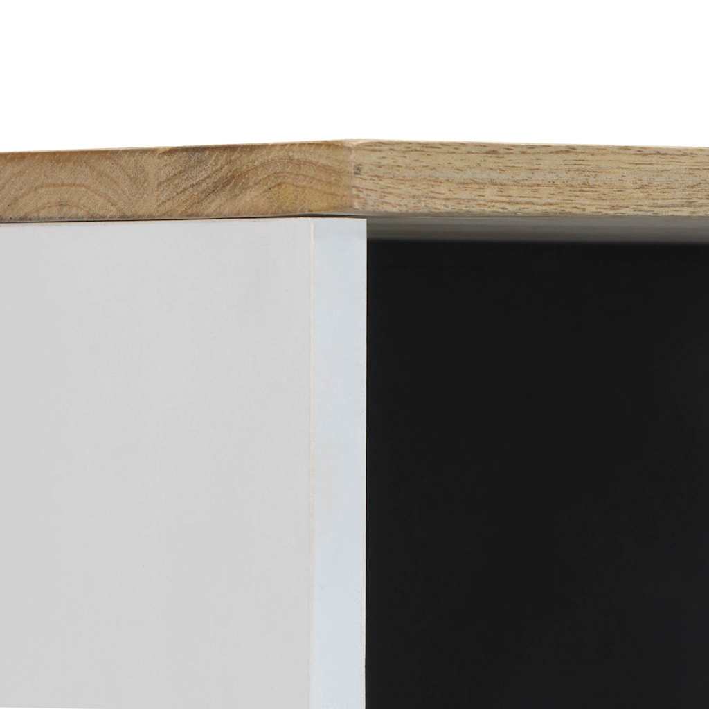 vidaXL Badschrank 38x33,5x160 cm Massivholz Mango