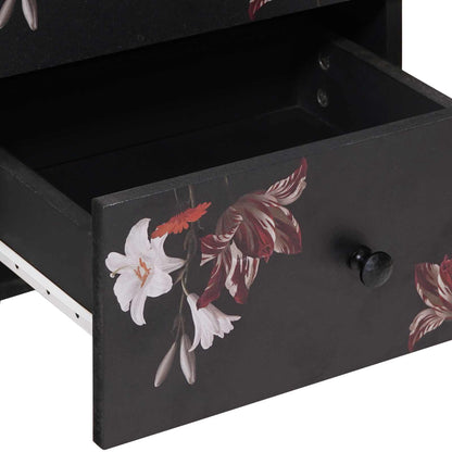 vidaXL Table de chevet marron 40 x 33,5 x 46 cm bois de manguier massif