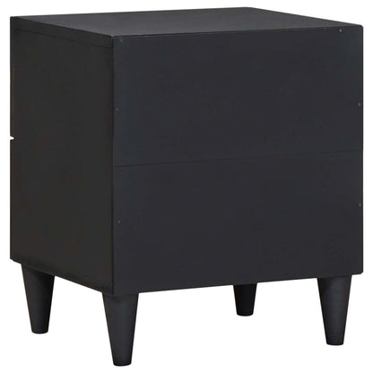 vidaXL Table de chevet marron 40 x 33,5 x 46 cm bois de manguier massif