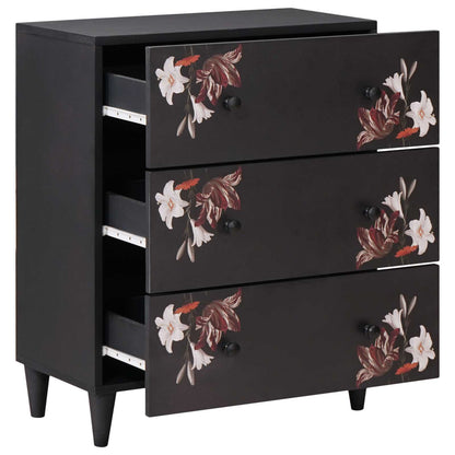 vidaXL Stauraumschränke Mehrfarbig 60 x 33,5 x 75 cm Massivholz Mango