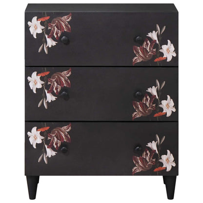 vidaXL Stauraumschränke Mehrfarbig 60 x 33,5 x 75 cm Massivholz Mango