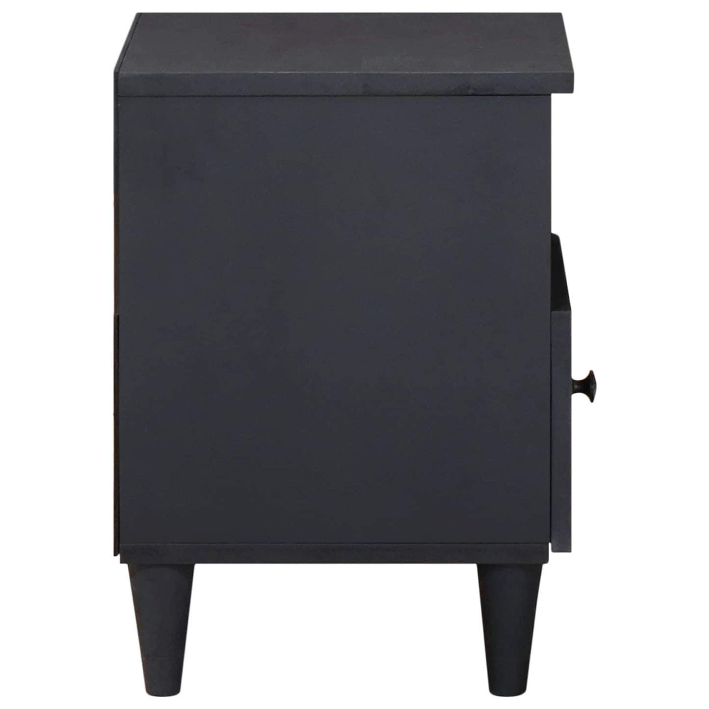 vidaXL Nachttisch Braun 40 x 33 x 46 cm Massivholz Mango
