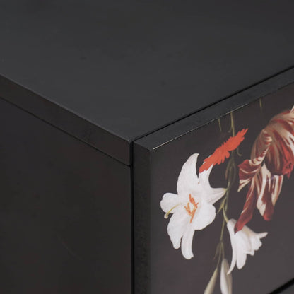 vidaXL Nachttisch Mehrfarbig 50 x 33 x 60 cm Massivholz Mango