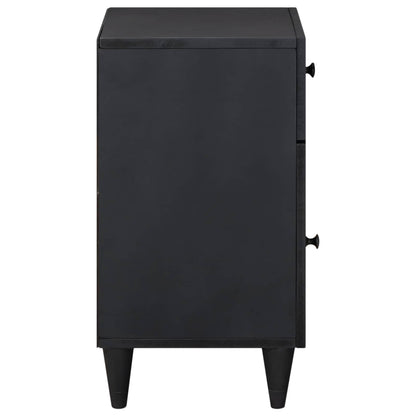 vidaXL Nachttisch Mehrfarbig 50 x 33 x 60 cm Massivholz Mango