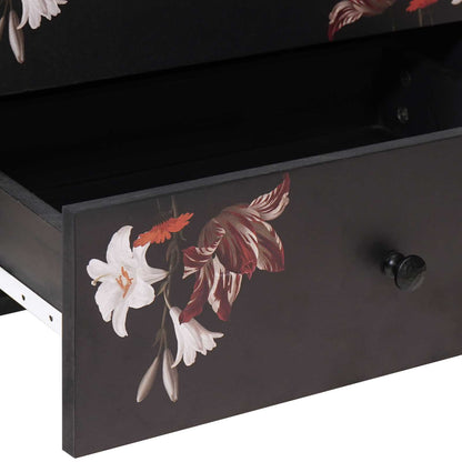vidaXL Nachttisch Mehrfarbig 50 x 33 x 60 cm Massivholz Mango